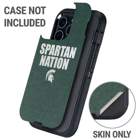Michigan State University Spartans Nation Otterbox Defender iPhone Skin