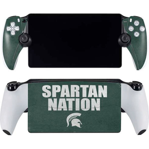 Michigan State University Spartans Nation PlayStation Portal Remote Player Skin