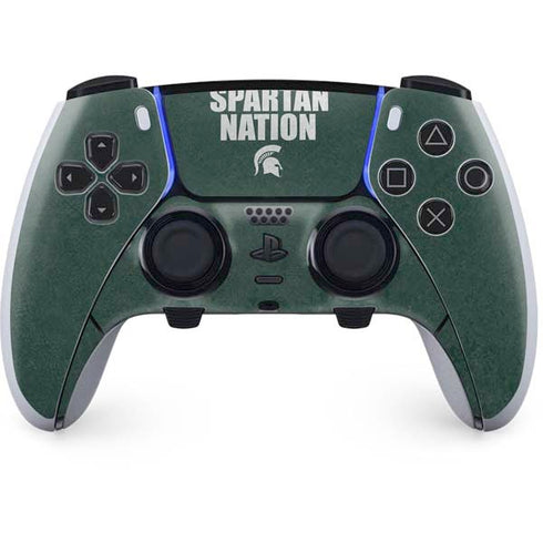 Michigan State University Spartans Nation PS5 DualSense Edge Pro Controller Skin
