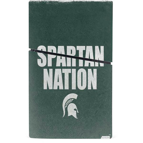 Michigan State University Spartans Nation PS5 Slim Digital Edition Console Skin