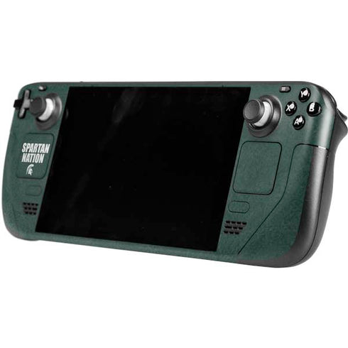 Michigan State University Spartans Nation Steam Deck Handheld Gaming Computer OLED Skin