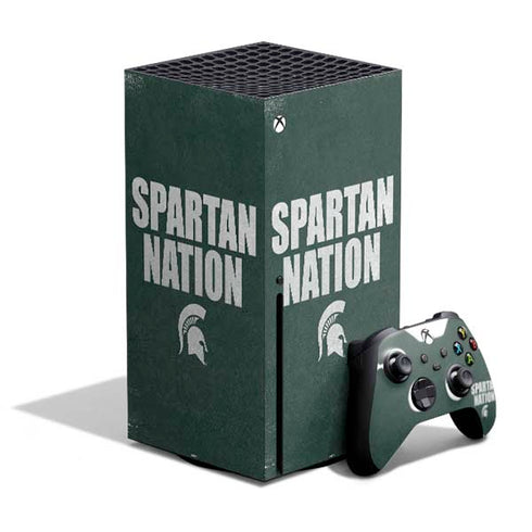 Michigan State University Spartans Nation Xbox Series X Bundle Skin