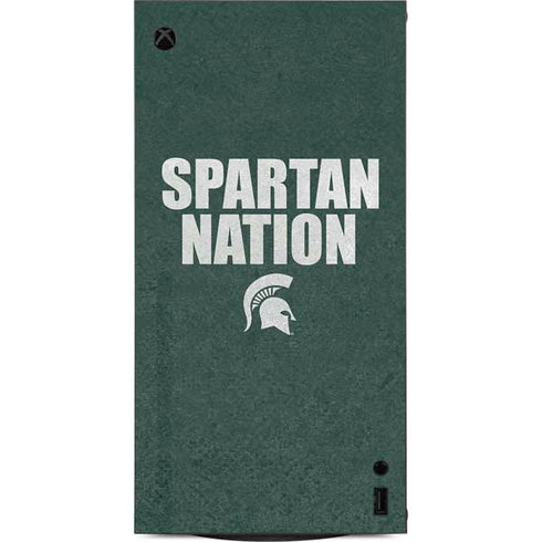 Michigan State University Spartans Nation XBox Series X Digital Edition Console Skin
