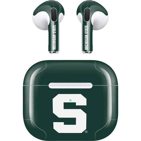 Michigan State University Spartans S Apple AirPods (3rd Gen 2021) Skin