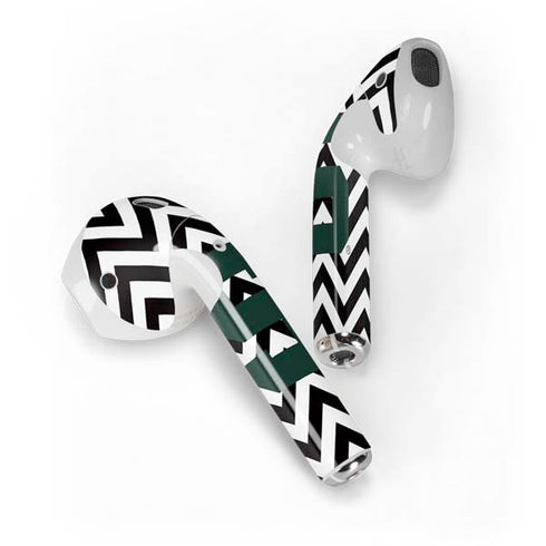 Michigan State University Spartans S Chevron Apple AirPods Skin