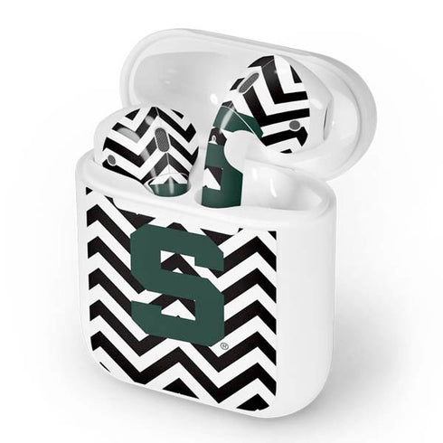 Michigan State University Spartans S Chevron Apple AirPods Skin