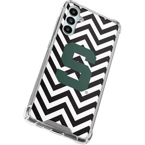 Michigan State University Spartans S Chevron Gabb Phone 4 Clear Case