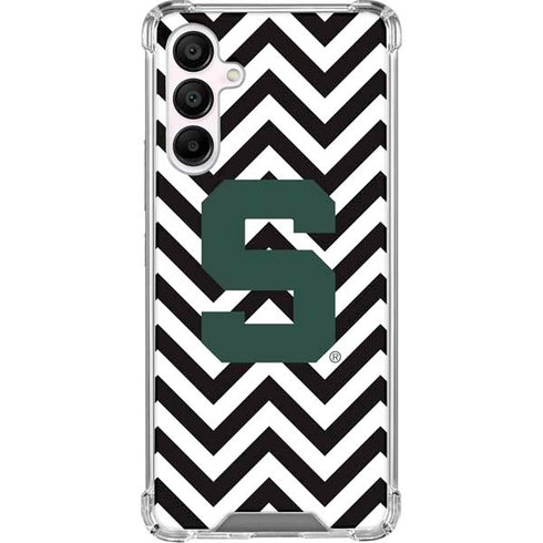 Michigan State University Spartans S Chevron Galaxy A16 5G Clear Case