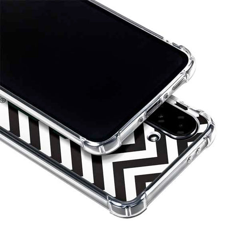 Michigan State University Spartans S Chevron Galaxy A36 5G Clear Case