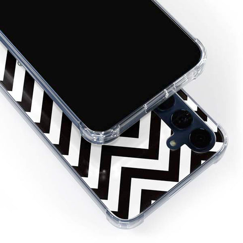 Michigan State University Spartans S Chevron Galaxy A55 5G Clear Case