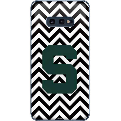 Michigan State University Spartans S Chevron Galaxy S10e Skin