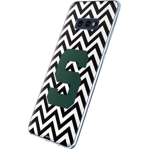 Michigan State University Spartans S Chevron Galaxy S10e Skin