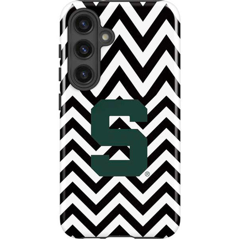 Michigan State University Spartans S Chevron Galaxy S25 Impact Case