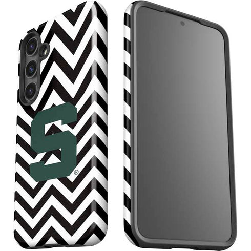 Michigan State University Spartans S Chevron Galaxy S25 Impact Case