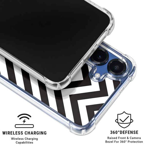 Michigan State University Spartans S Chevron Galaxy S25 Plus Clear Case