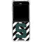 Michigan State University Spartans S Chevron Galaxy Z Flip6 Clear Case