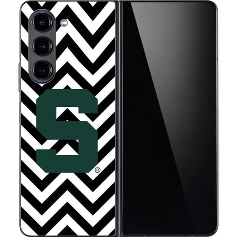 Michigan State University Spartans S Chevron Galaxy Z Fold5 5G Skin