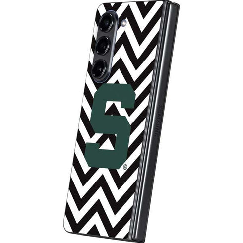 Michigan State University Spartans S Chevron Galaxy Z Fold5 5G Skin