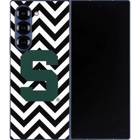 Michigan State University Spartans S Chevron Galaxy Z Fold6 Skin