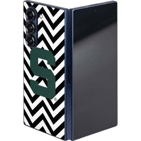 Michigan State University Spartans S Chevron Galaxy Z Fold6 Skin
