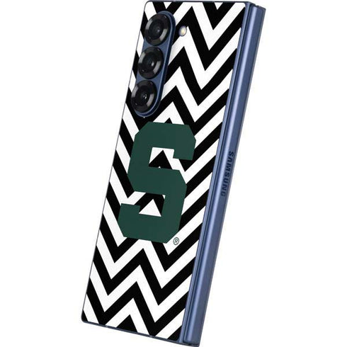 Michigan State University Spartans S Chevron Galaxy Z Fold6 Skin
