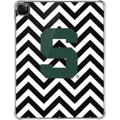 Michigan State University Spartans S Chevron iPad Pro 11in (2024) Clear Case