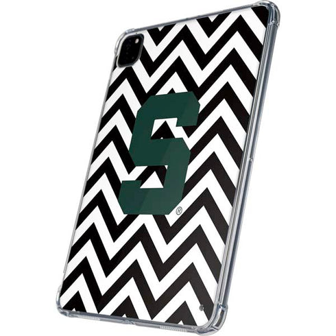 Michigan State University Spartans S Chevron iPad Pro 11in (2024) Clear Case