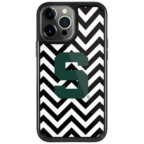 Michigan State University Spartans S Chevron iPhone Cases
