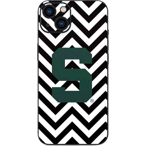 Michigan State University Spartans S Chevron iPhone 15 Skin