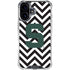 Michigan State University Spartans S Chevron iPhone 16 Plus Clear Case