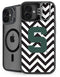 Michigan State University Spartans S Chevron iPhone 16 Plus Kickstand Case