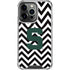 Michigan State University Spartans S Chevron iPhone 16 Pro Clear Case