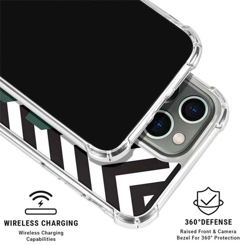 Michigan State University Spartans S Chevron iPhone 16 Pro Max Clear Case