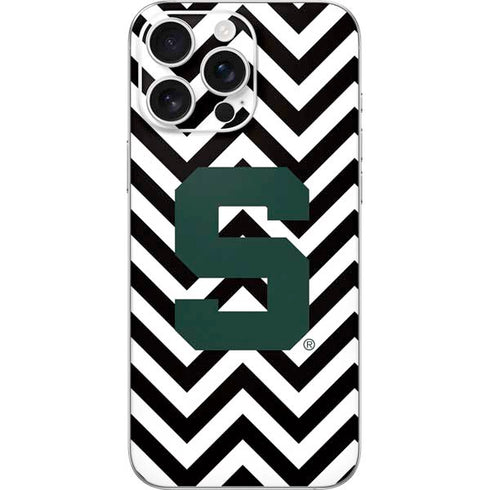 Michigan State University Spartans S Chevron iPhone 16 Pro Max Skin