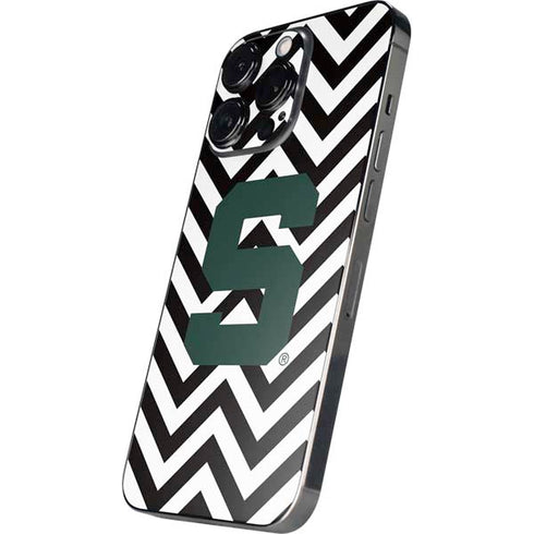 Michigan State University Spartans S Chevron iPhone 16 Pro Max Skin