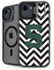 Michigan State University Spartans S Chevron iPhone 16e Kickstand Case