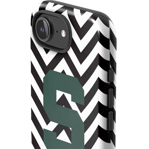 Michigan State University Spartans S Chevron iPhone 16e Impact Case