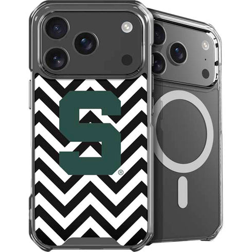 Michigan State University Spartans S Chevron iPhone 18 Pro MagSafe Case