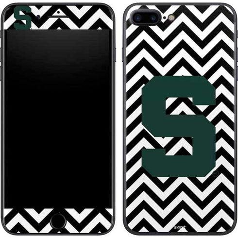 Michigan State University Spartans S Chevron iPhone 8 Plus Skin