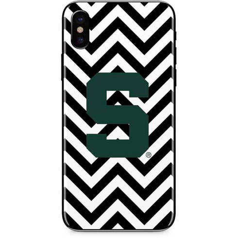 Michigan State University Spartans S Chevron iPhone XS Max Skin