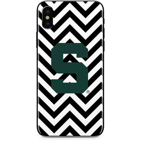 Michigan State University Spartans S Chevron iPhone XS Skin