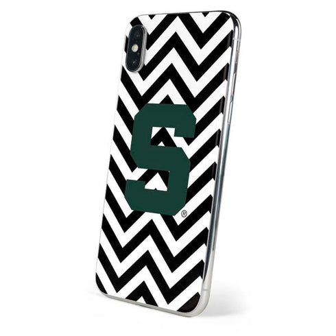 Michigan State University Spartans S Chevron iPhone XS Skin