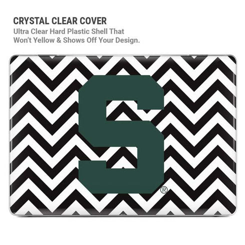 Michigan State University Spartans S Chevron MacBook Pro 14in (2021-24) Case plus Skin