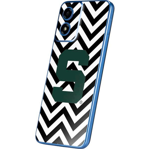 Michigan State University Spartans S Chevron Moto G Play 4G (2024) Skin