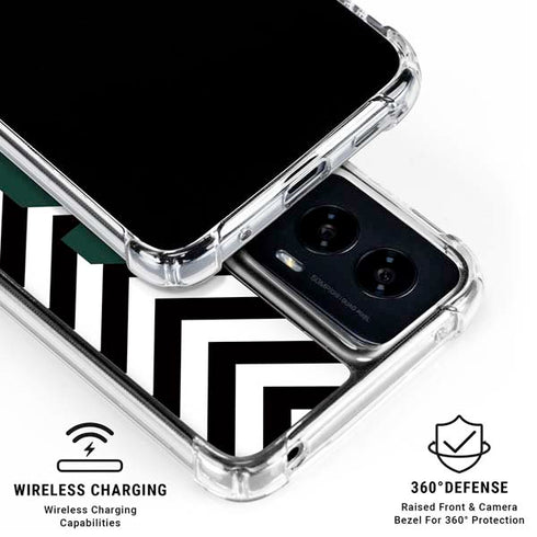 Michigan State University Spartans S Chevron Moto G Power 5G (2024) Clear Case