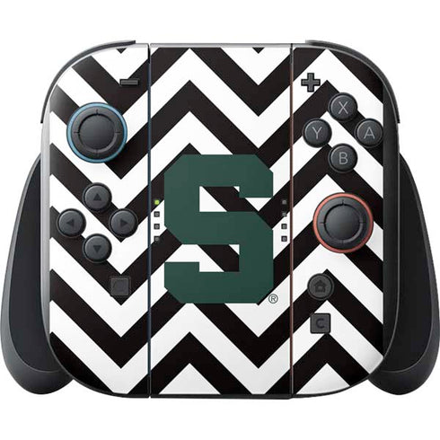 Michigan State University Spartans S Chevron Nintendo Switch 2 (2025) with Joy-Con Skin