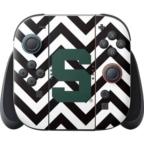 Michigan State University Spartans S Chevron Nintendo Skins