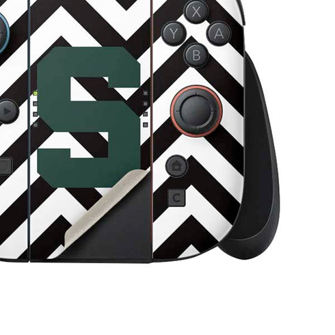 Michigan State University Spartans S Chevron Nintendo Switch 2 (2025) Joy-Con Controller Skin
