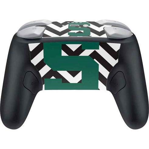 Michigan State University Spartans S Chevron Nintendo Switch 2 (2025) Pro Controller Skin