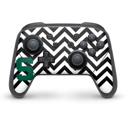 Michigan State University Spartans S Chevron Nintendo Skins